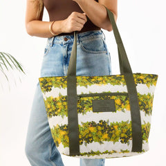 Keep It Light Zipper Tote | Lei Lehua Mamo by Aloha De Mele
