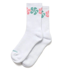 Crew Socks | Funky Plumeria